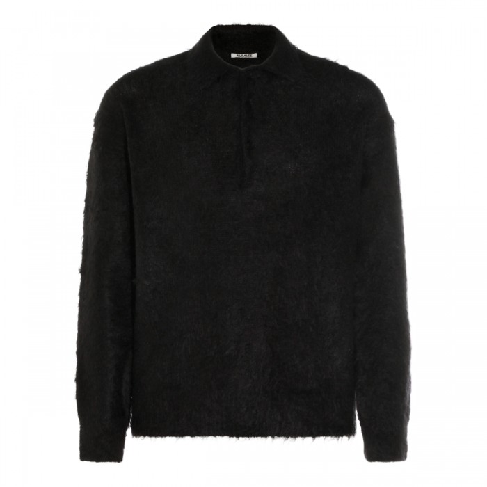 BLACK MOHAIR KNITWEAR