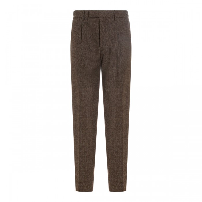 BROWN WOOL PANTS