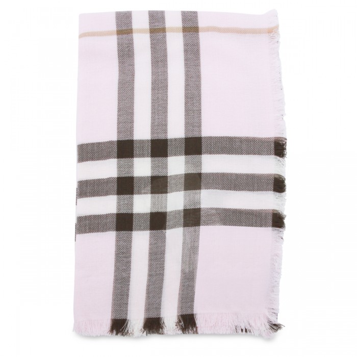 LIGHT PINK WOOL SCARF