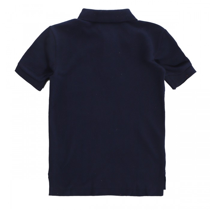 BLUE COTTON POLO SHIRT 2