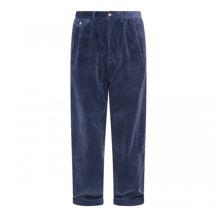 NAVY COTTON PANTS