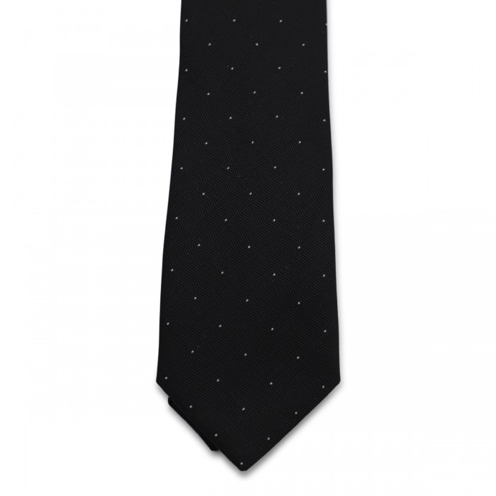 BLACK SILK TIE 2