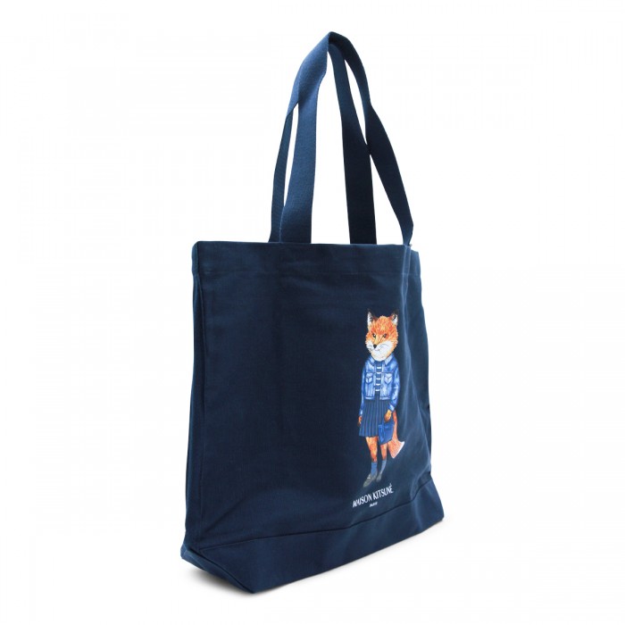 NAVY COTTON TOTE 2