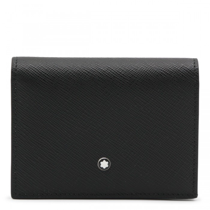 BLACK LEATHER WALLET