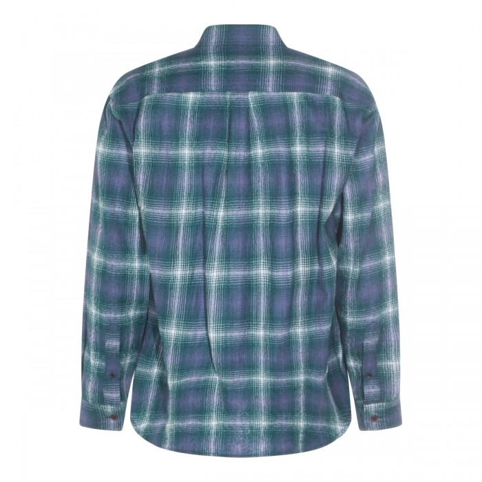 BLUE AND GREEN WOOL SHIRT 2