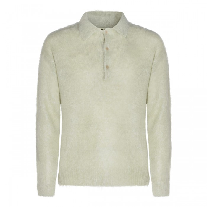 LIGHT GREEN MOHAIR KNITWEAR
