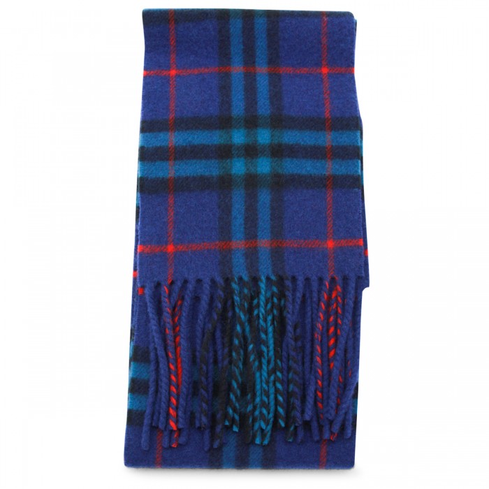 BLUE CASHMERE SCARF