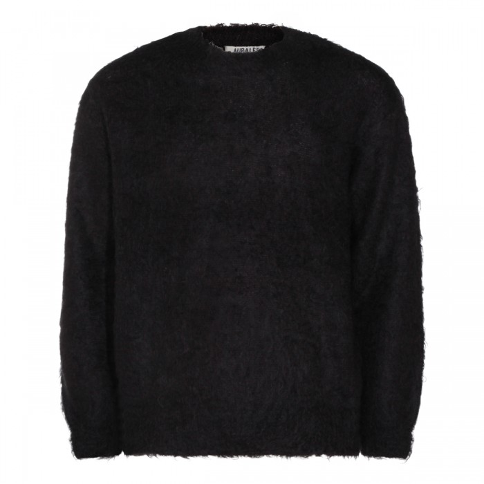 BLACK MOHAIR KNITWEAR