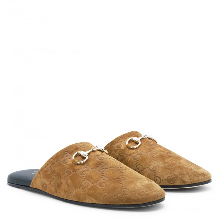 BROWN LEATHER FLATS 2