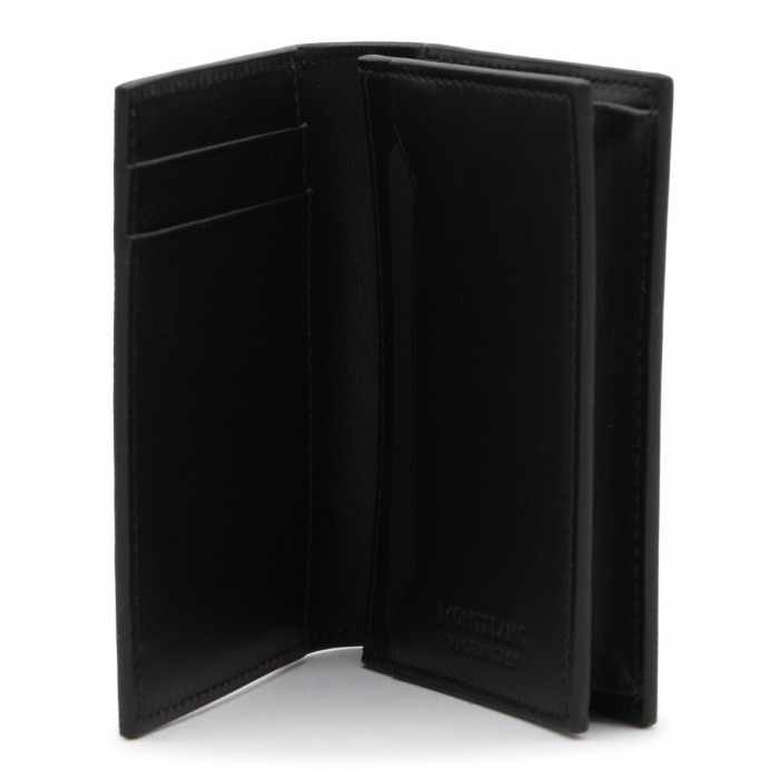 BLACK LEATHER CARD HOLDER 2