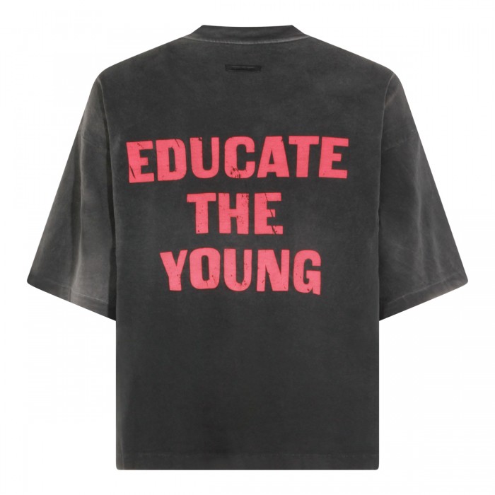 BLACK COTTON T-SHIRT 2