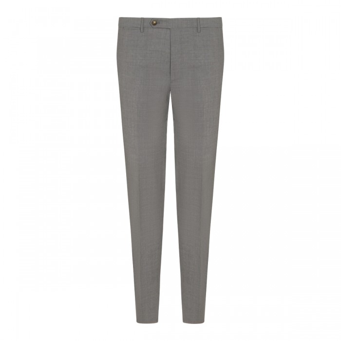 GREY WOOL PANTS