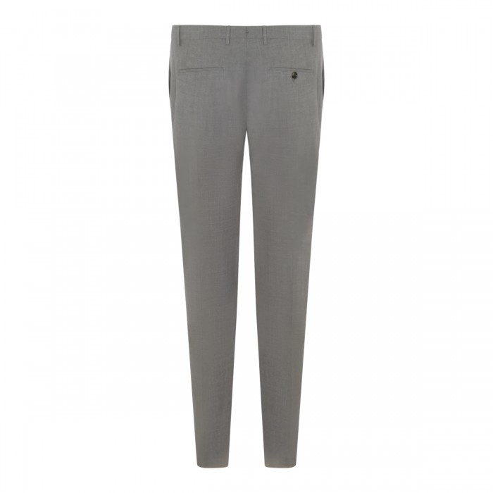 GREY WOOL PANTS 2
