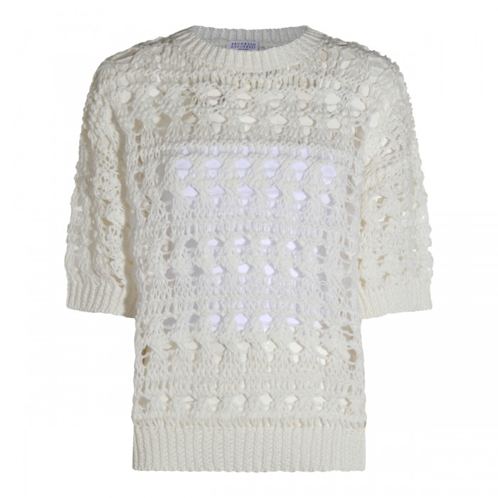 WHITE KNITWEAR