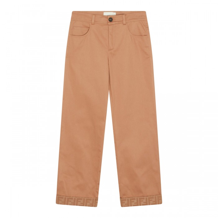 CAMEL COTTON PANTS