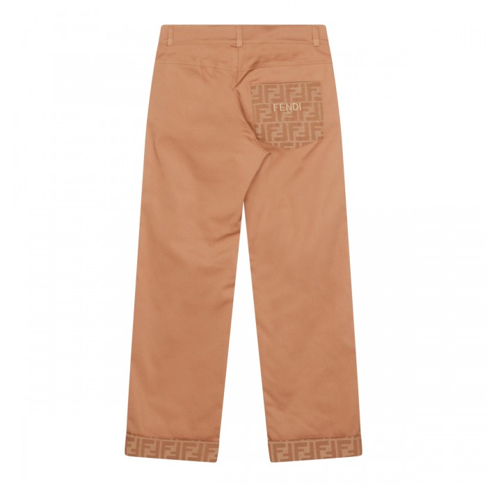 CAMEL COTTON PANTS 2