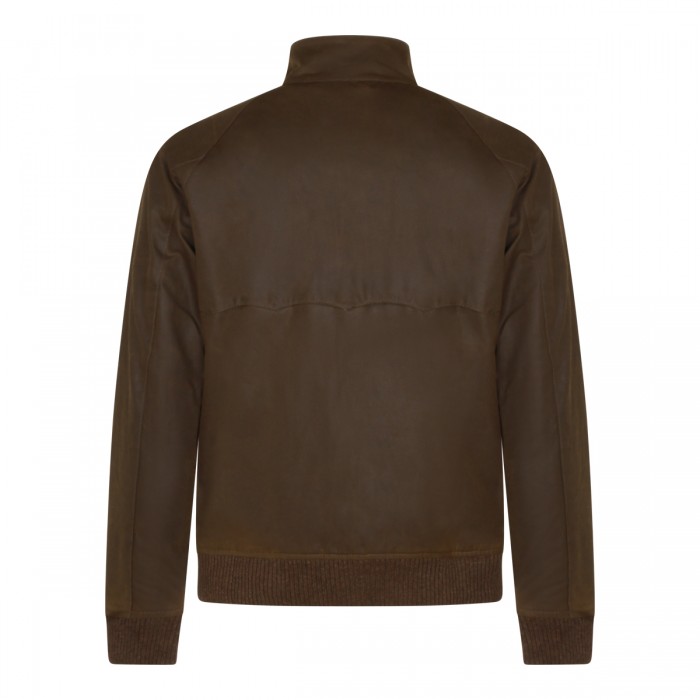 OLIVE COTTON CASUAL JACKET 2