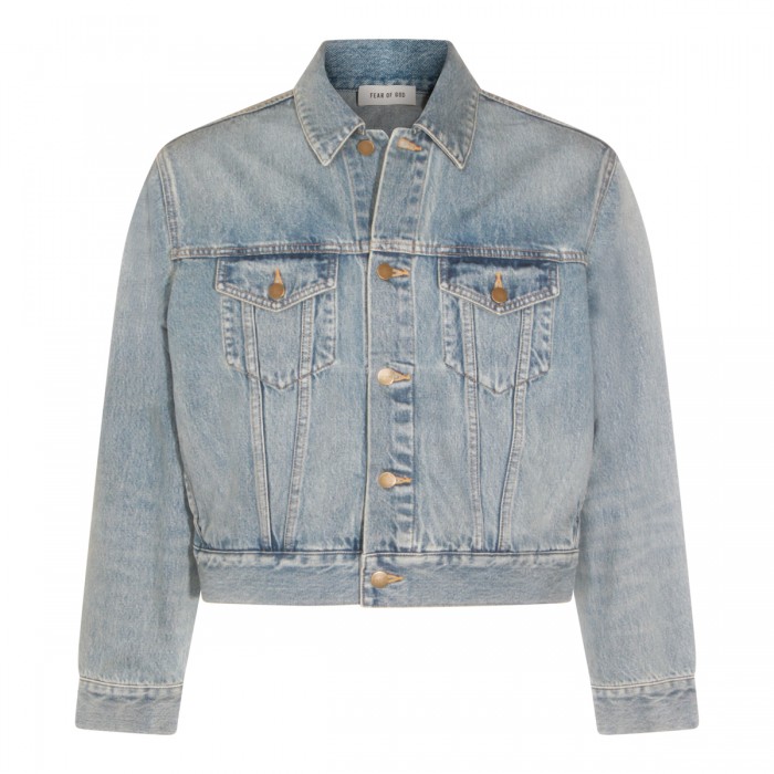 LIGHT INDIGO COTTON DENIM...