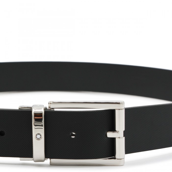 BLACK LEATHER BELT 2