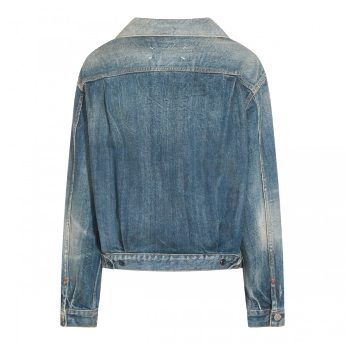 BLUE WASH COTTON DENIM JACKET 2