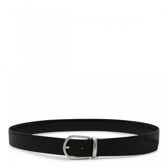 BLACK LEATHER BELT