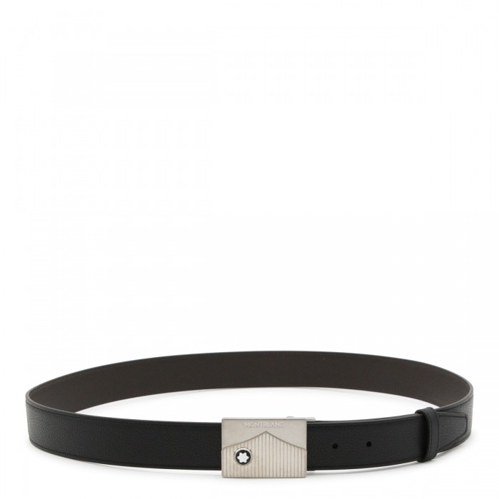 BLACK LEATHER BELT