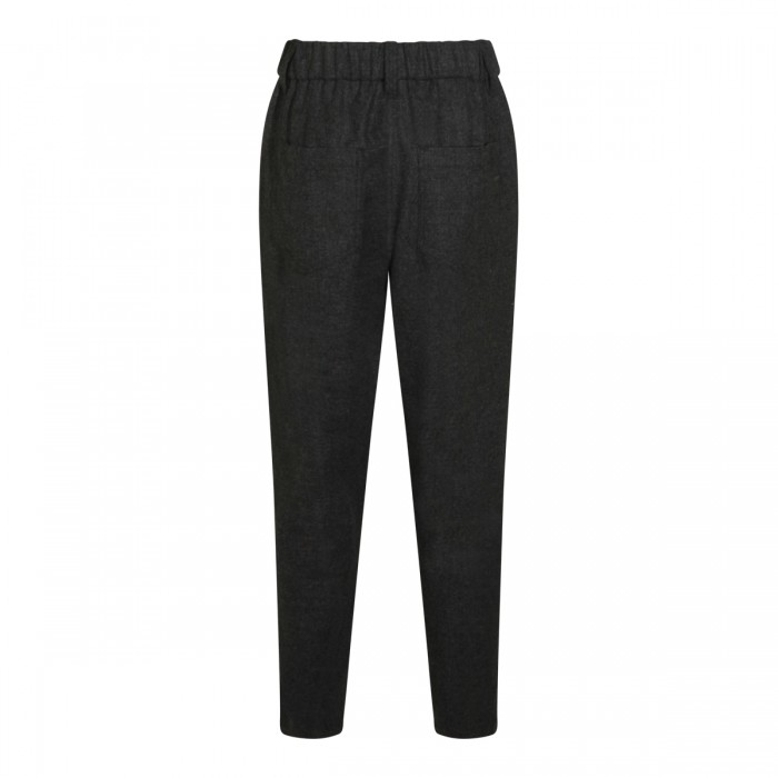 DARK GREY WOOL PANTS 2