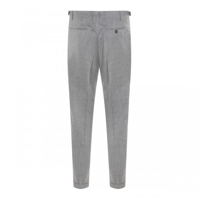 GREY VIRGIN WOOL PANTS 2