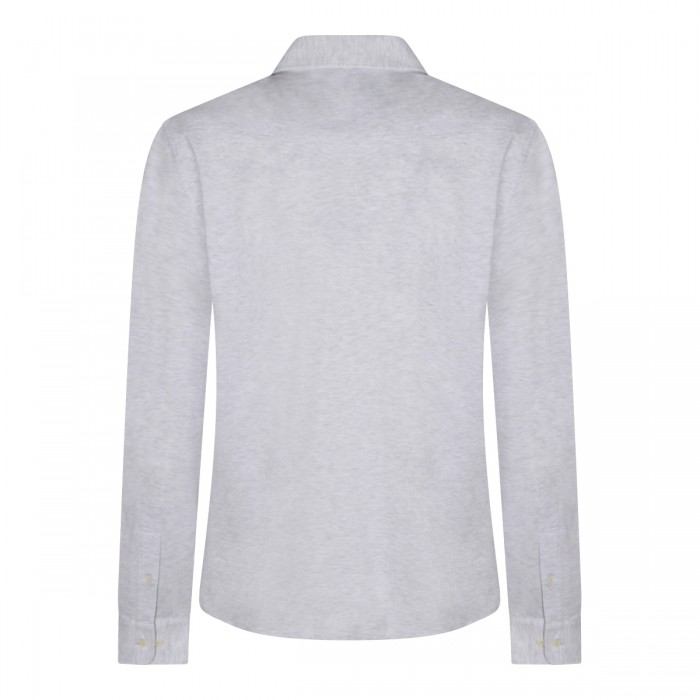 LIGHT GREY COTTON SHIRT 2