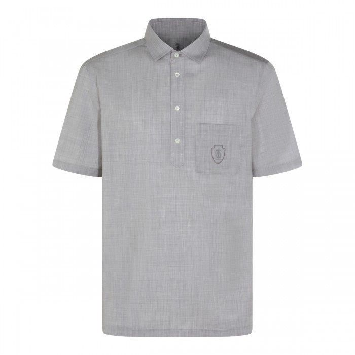 GREY VIRGIN WOOL SHIRT