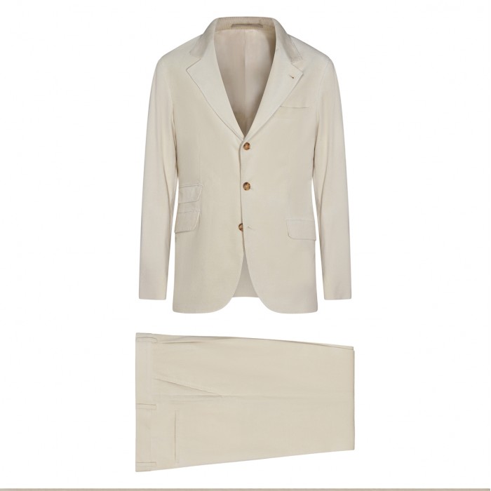 WHITE COTTON SUIT