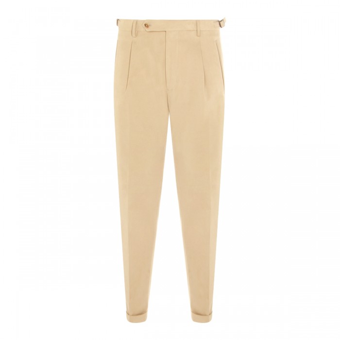 BEIGE COTTON PANTS