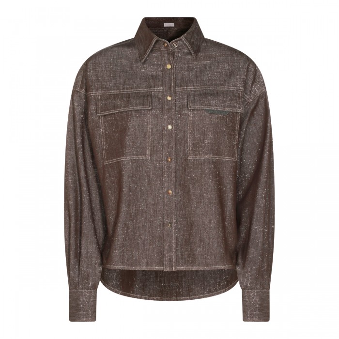 DARK GREY COTTON SHIRT