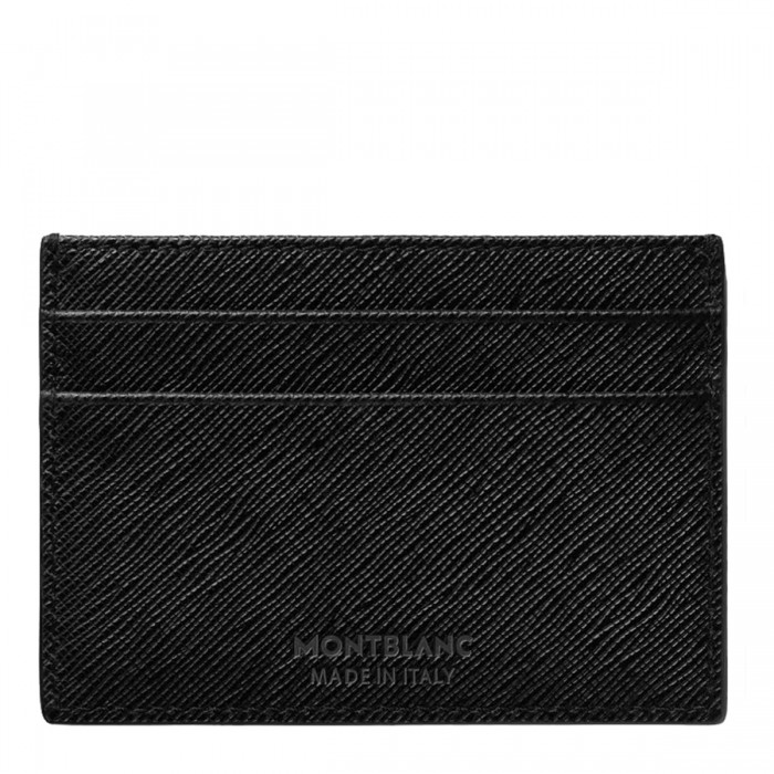 BLACK LEATHER CARD HOLDER 2