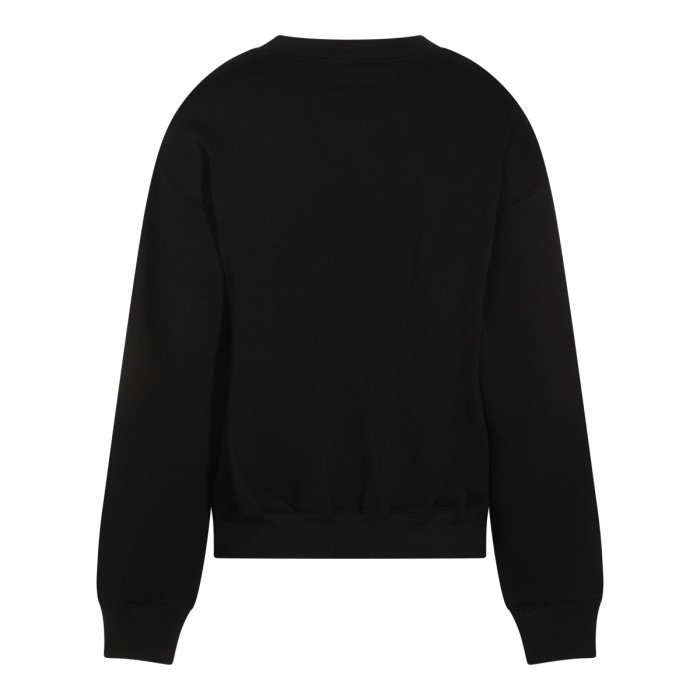 BLACK COTTON SWEATSHIRT 2