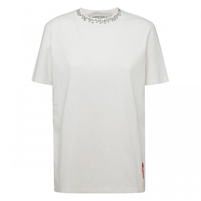 WHITE COTTON T-SHIRT
