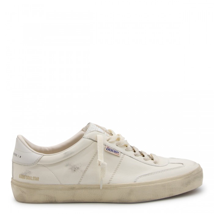 WHITE LEATHER SOUL-STAR...