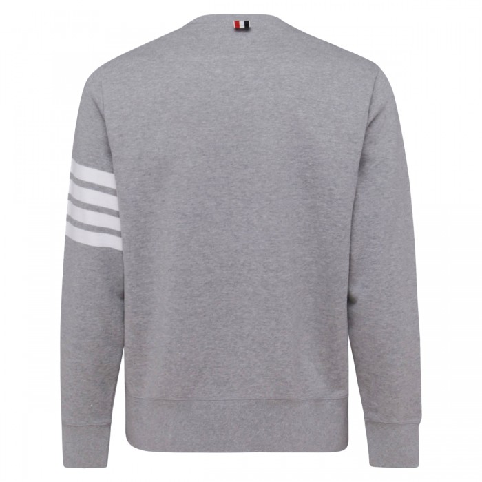 LIGHT GREY COTTON SWEATSHIRT 2