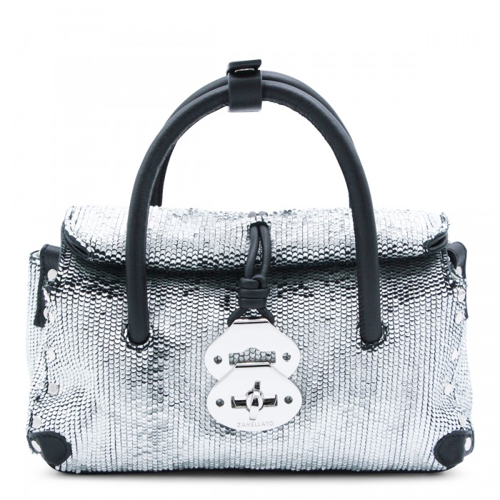 SILVER LEATHER DOTTA BABY...