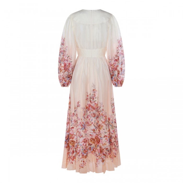 IVORY FLORAL COTTON DRESS 2