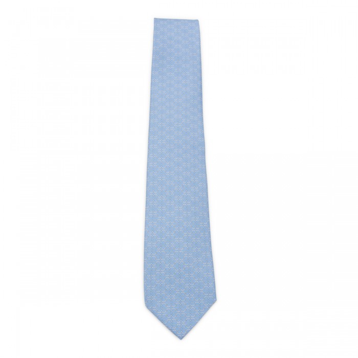 LIGHT BLUE SILK TIE