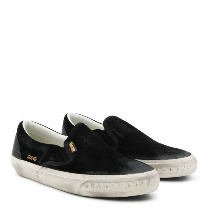 BLACK LEATHER VCE SNEAKERS 2