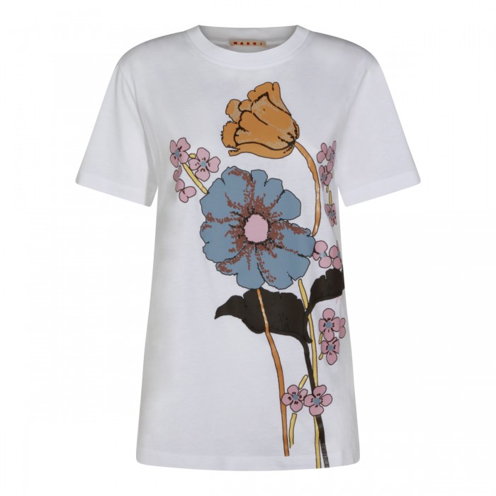 LILY WHITE COTTON T-SHIRT