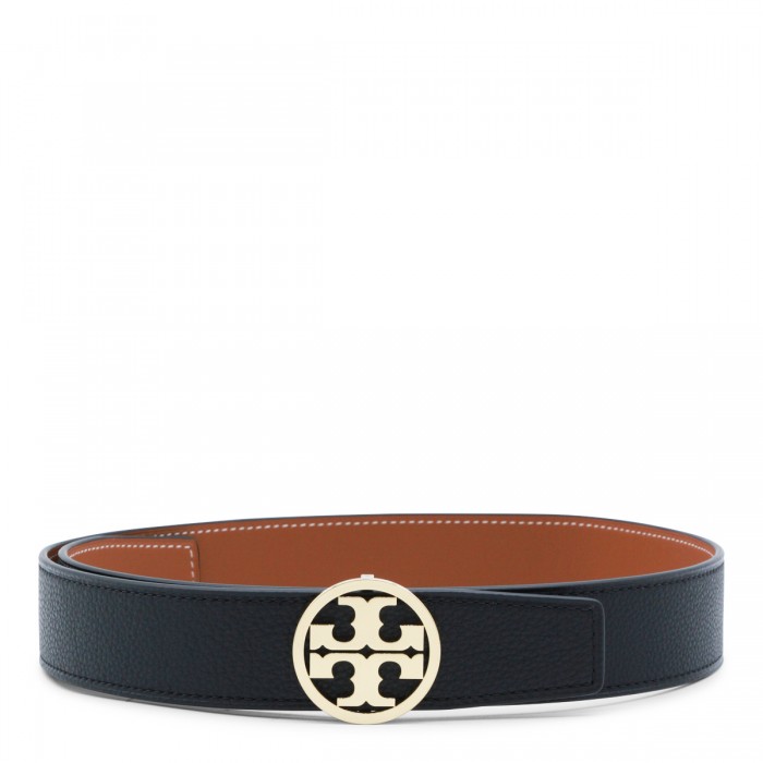 BLACK LEATHER BELT