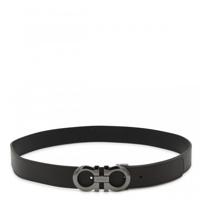 DARK BROWN LEATHER BELT