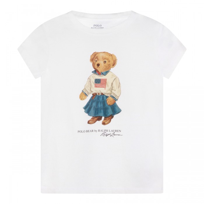 WHITE COTTON T-SHIRT