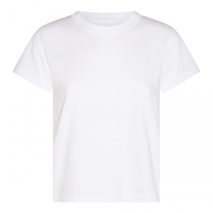 WHITE COTTON T-SHIRT