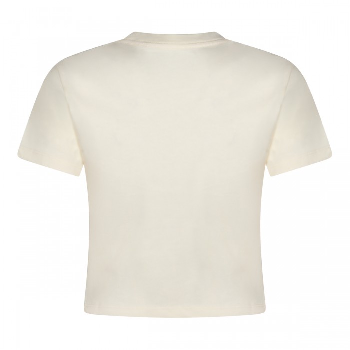 IVORY COTTON T-SHIRT 2