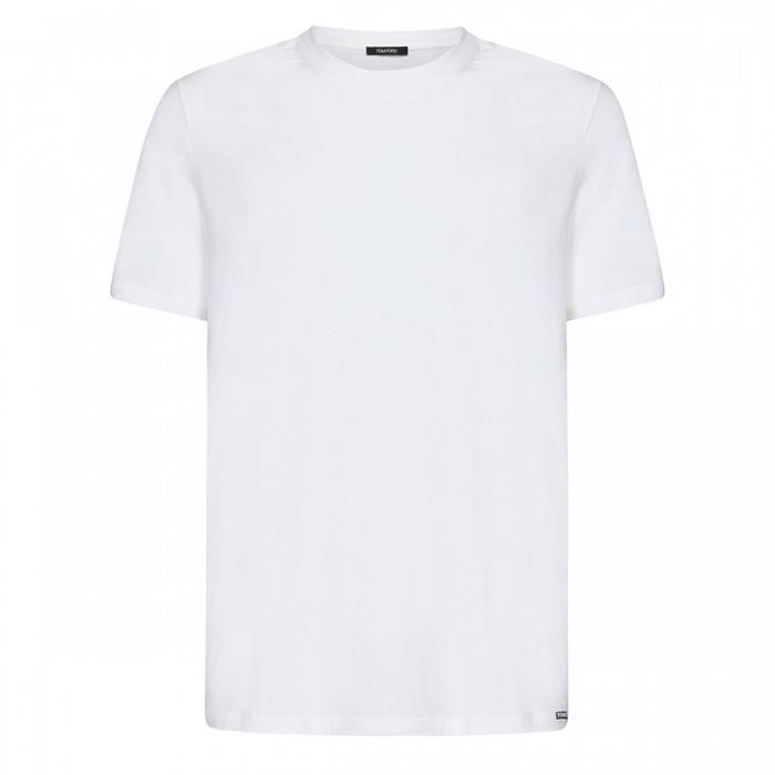 WHITE COTTON T-SHIRT