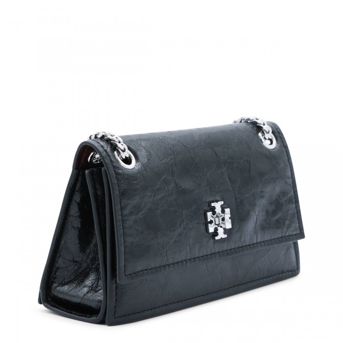 BLACK LEATHER CROSSBODY BAG 2